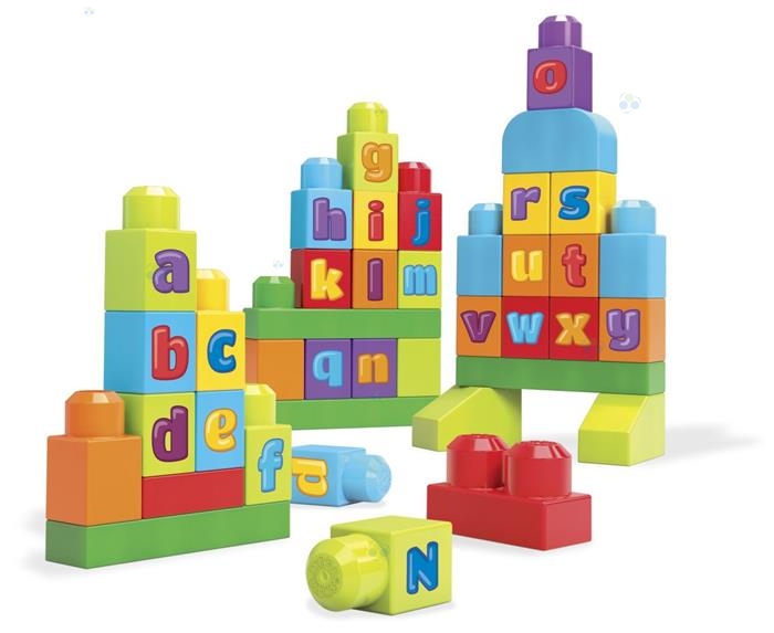KLOCKI MEGA BLOCKS ĆWICZYMY ABC KLOCKI ALFABET