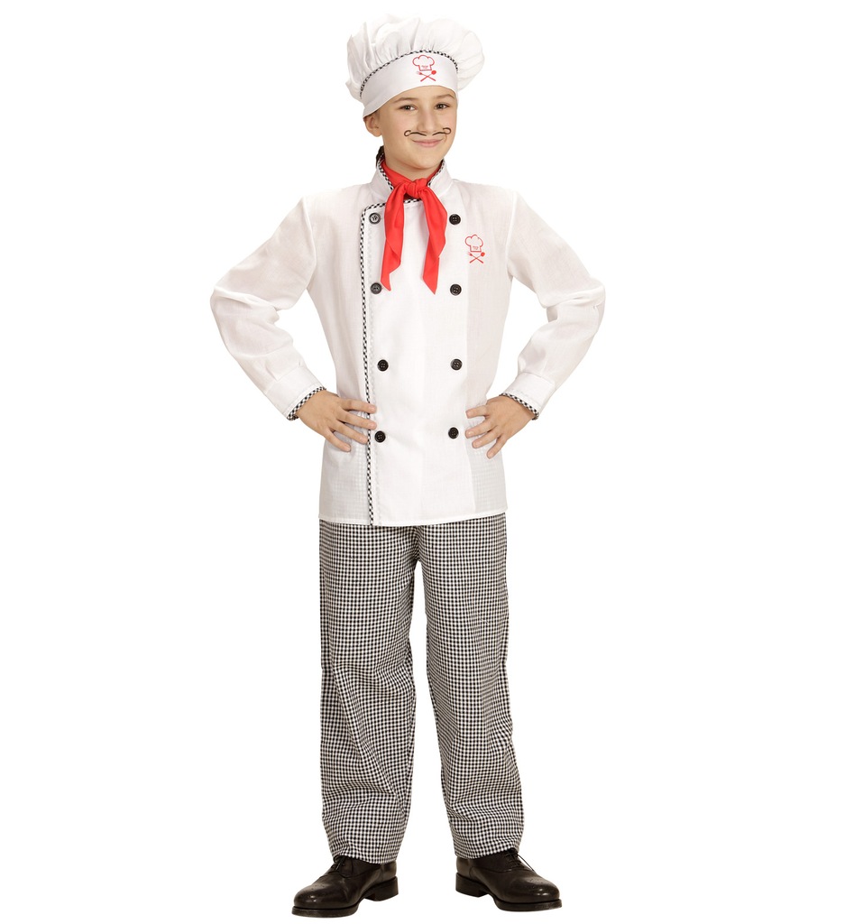 STRÓJ KUCHARZA KUCHARZ SZEF KUCHNI 104 CM+GRATIS