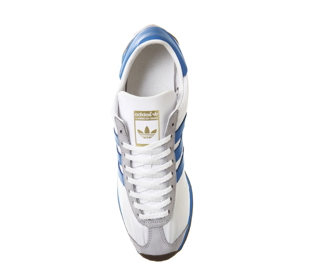 Adidas country outlet og white blue