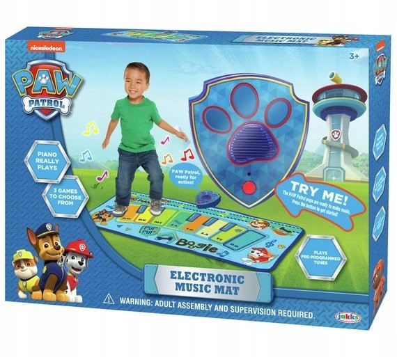 MUZYCZNA MATA EDUKACYJNA PSI PATROL PIANINO