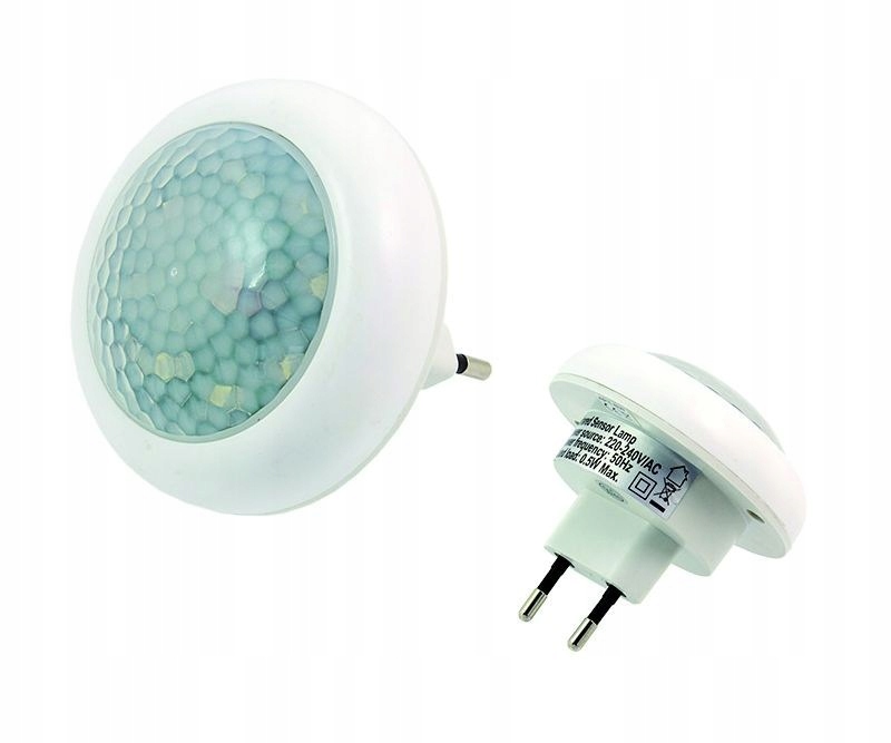 Lampka nocna LED z czujnikiem zmierzchu i ruchu - 6948366596