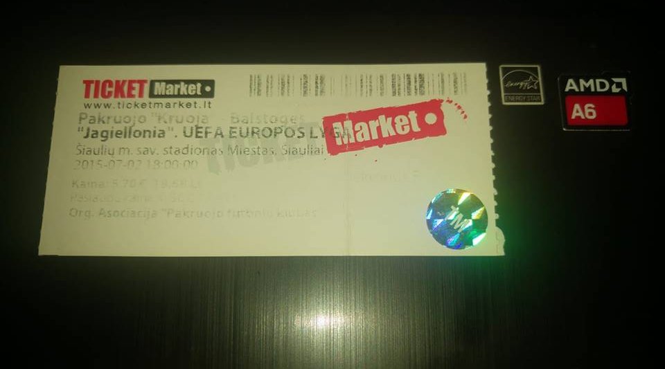 Kruoja Pakruoja - Jagiellonia Białystok, 02.07.15!