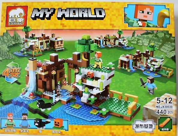 Klocki Minecraft My World 440 Alex Wodospad Ogród