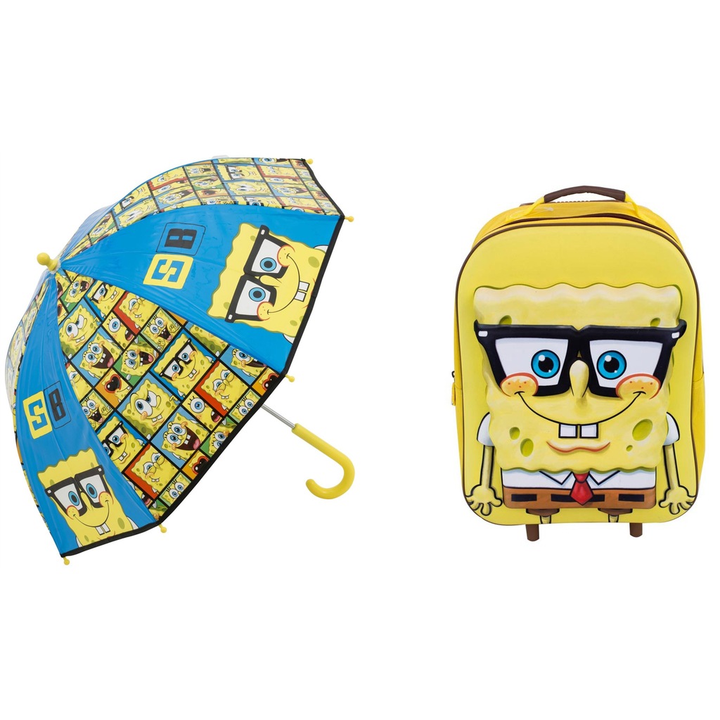 Zestaw walizka parasol Spongebob Sponge Bob