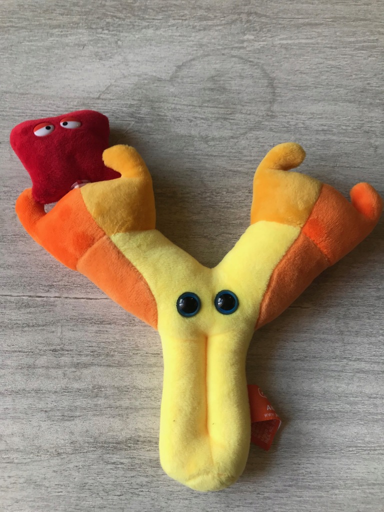 GIANT MICROBES biologiczne maskotki PRZECIWCIAŁO