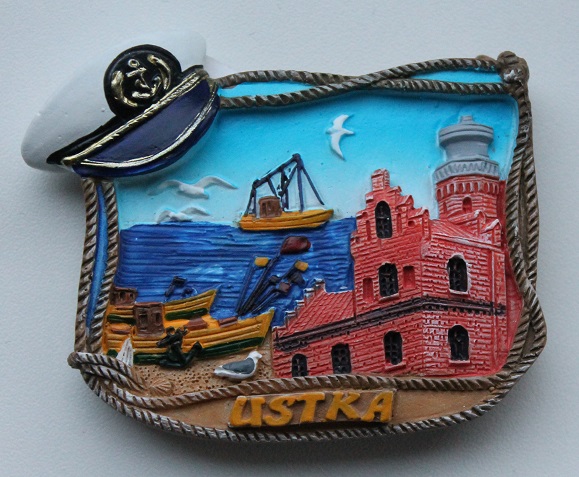 Magnes na lodówkę Polska Ustka 3D