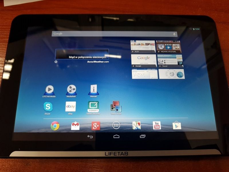 TABLET MEDION LIFETAB E10312 CZYTAJ OPIS