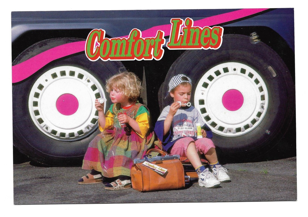 POCZTÓWKA REKLAMA COMFORT LINES