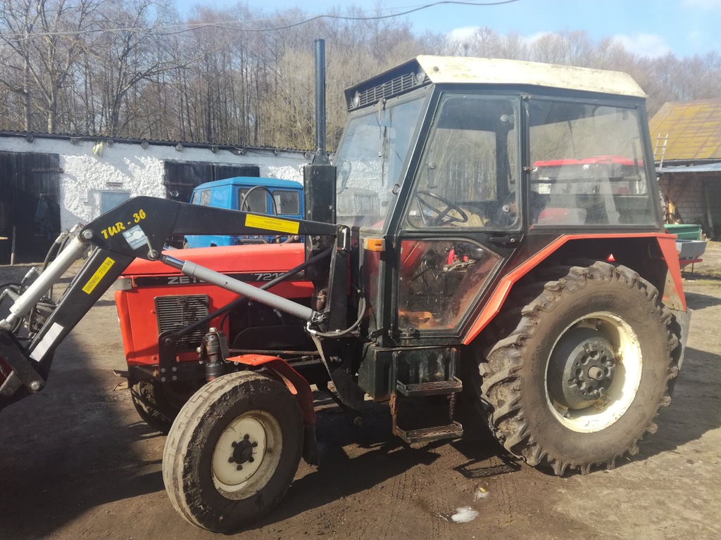 Zetor 7211 Ciągnik + TUR; Prasa Sipma 224/1