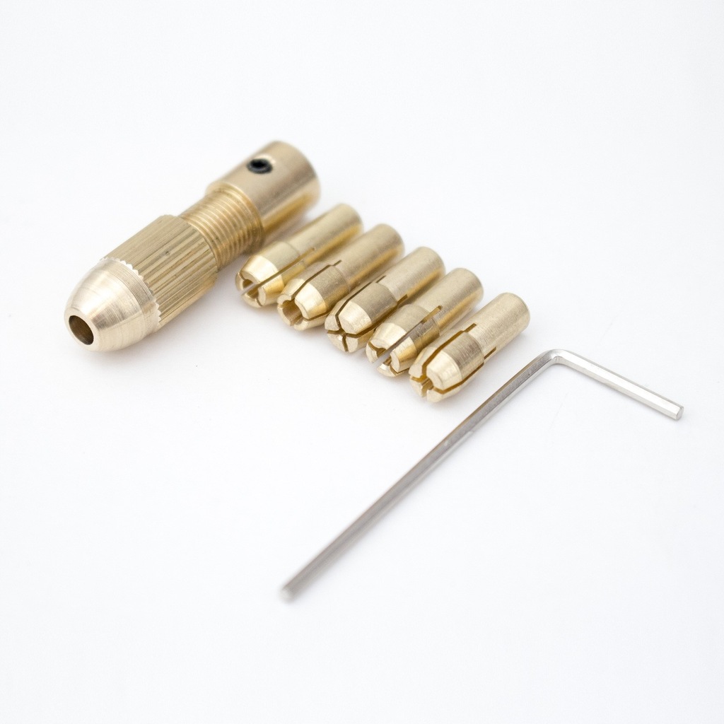 Uchwyt do mini wiertarki - 0,5 - 3 mm, 8szt