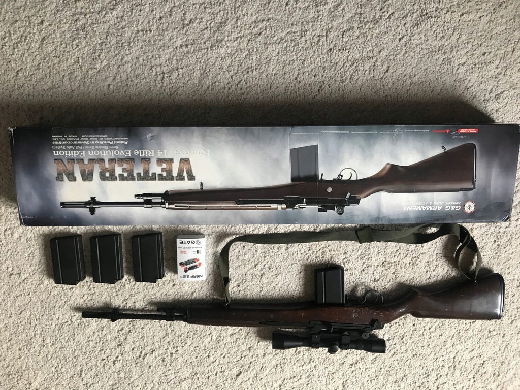 Karabin M14 - Weteran (ASG) plus dodatki
