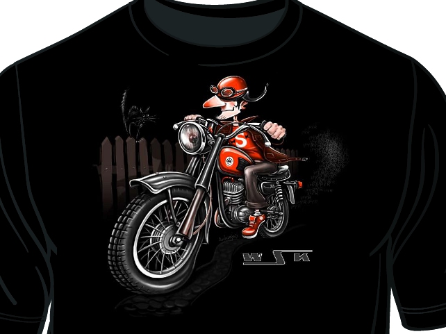 Koszulka Motocyklowa WSK 125 175 na PREZENT S-3XL