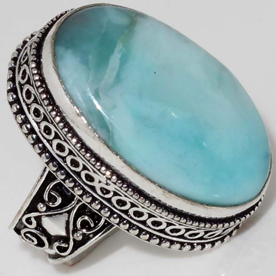 LARIMAR PIERŚCIONEK - R. 18 - 7300438553 - oficjalne archiwum Allegro