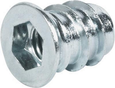 Mufa wkręcana stalowa M6 x 15 mm (10 szt) MARCOPOL