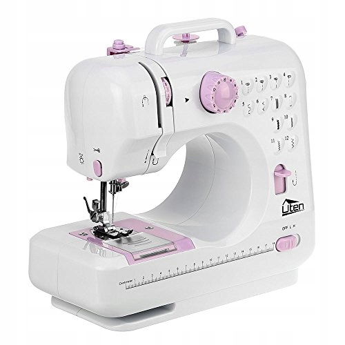 MASZYNA DO SZYCIA UTEN OVERLOCK MINI KOLOR BIAŁY
