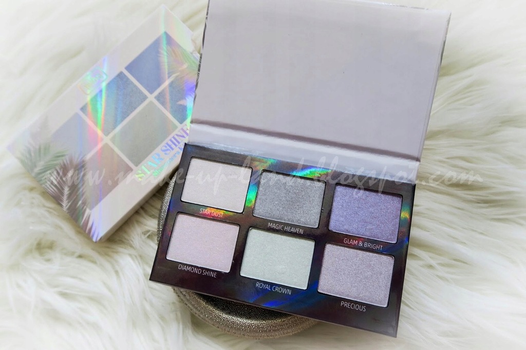 Wibo Star Shine paletka rozświetlaczy Shimmers Kit