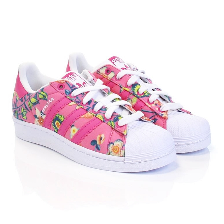 Adidas superstar 2025 z kwiatami