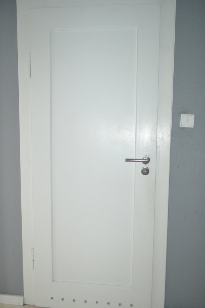 Drzwi drewniane, stare przedwojenne 76; 78x197