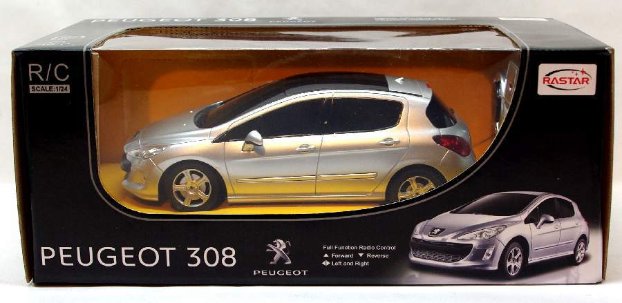 PEUGEOT 308 R/C NA RADIO 1:24 RASTAR