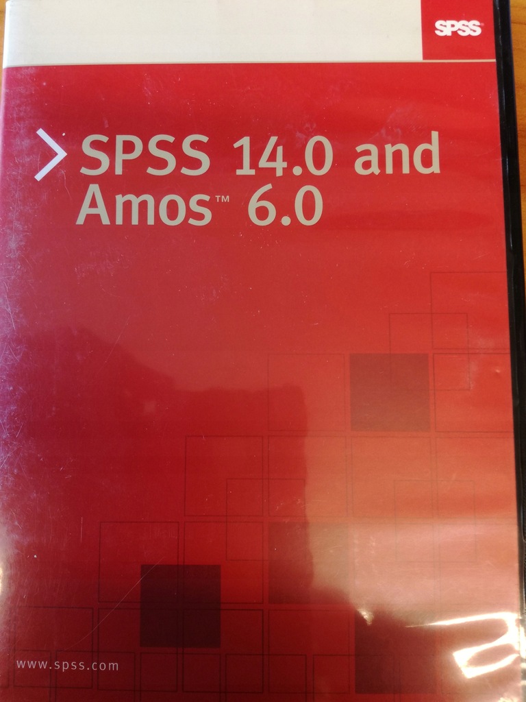 SPSS 14.0 and AMOS 6.0