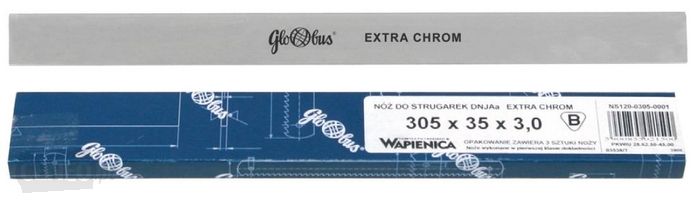NOŻE DO STRUGAREK GLOBUS 305 x35 x3,0