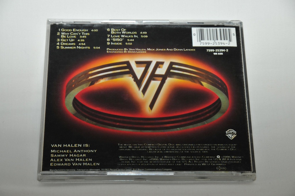 VAN HALEN 5150 (CD) 7062597854 oficjalne archiwum Allegro