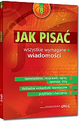 JAK PISAĆ opowiadania rozprawki opisy recenzjeGREG