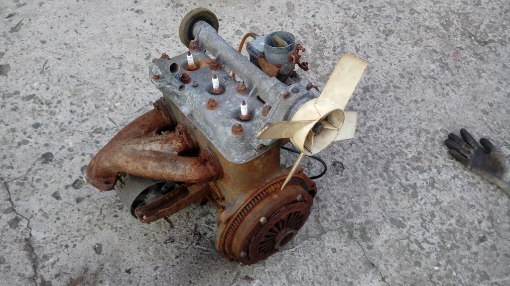 Silnik Wartburg 353 3 cyl dwusów ORG