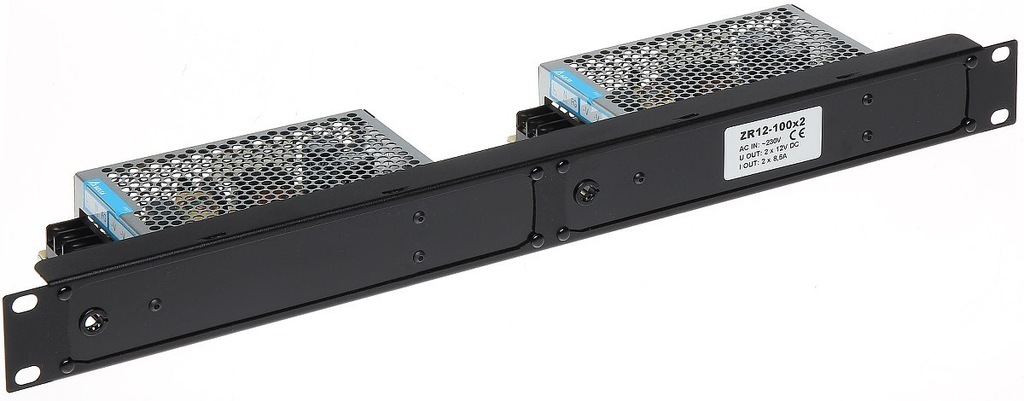 ZASILACZ RACK ZR12-100X2 2x 12V DC 2x 8.5A