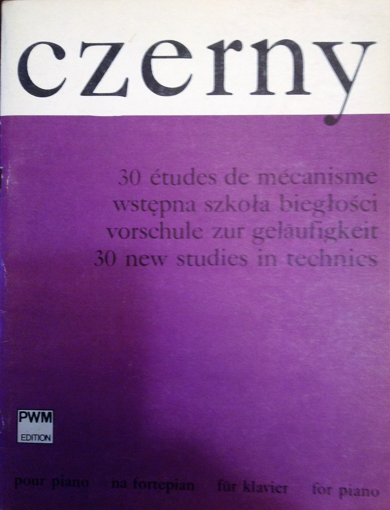 Nuty-Czerny-Wstępna Szkoła Biegłości nuty forte..n