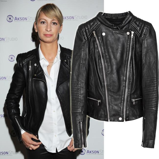 ZARA kurtka skórzana ramoneska biker Blog Tusk S