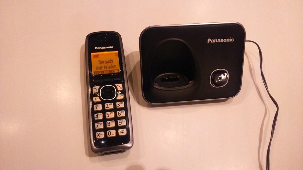 Telefon bezprzewodowy Panasonic KX-TG 6611 PD