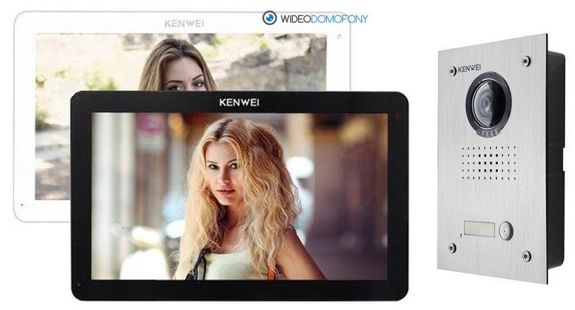 Wideodomofon Kenwei dwa monitory KW-1370 KW-E