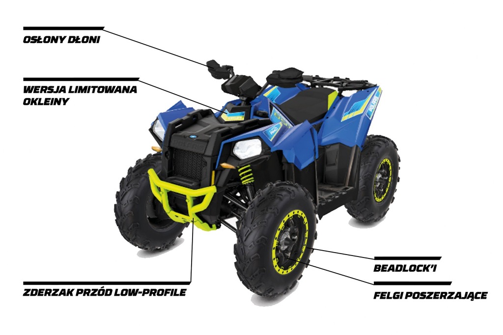 Polaris Scrambler XP1000 BLUE RACING Legnica