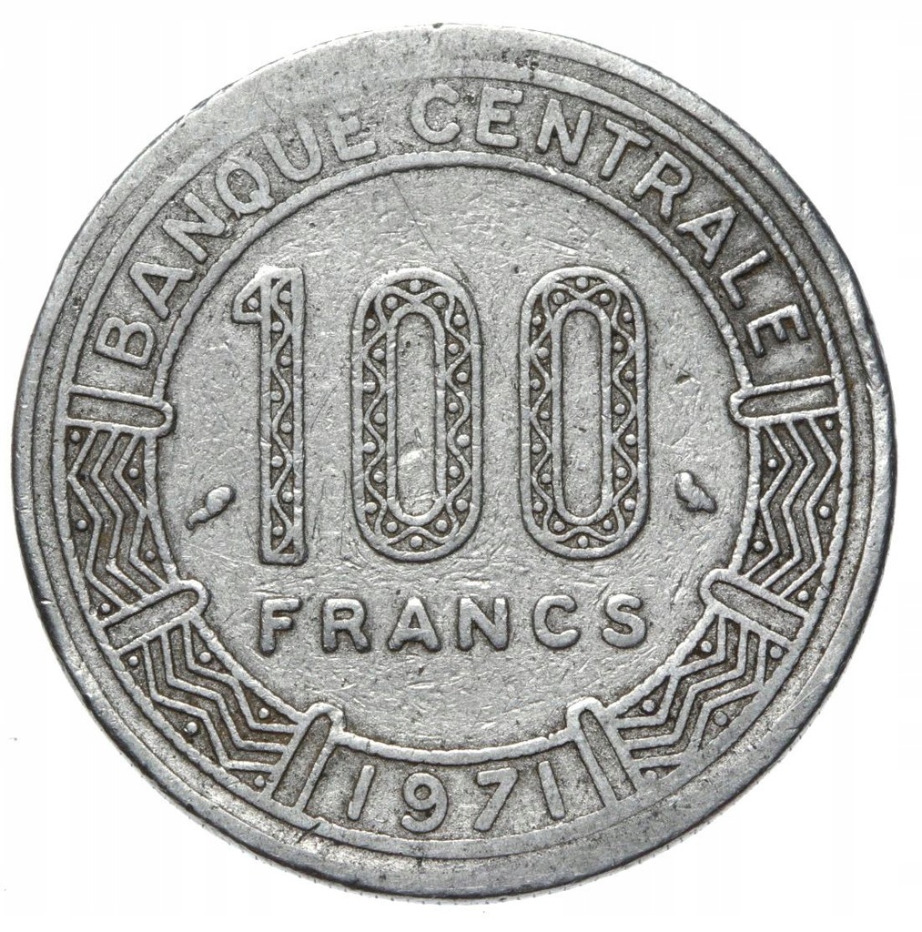 Kamerun - moneta - 100 Franków 1971