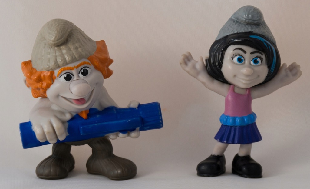 FIGURKI SMERFY 2 WREDKI