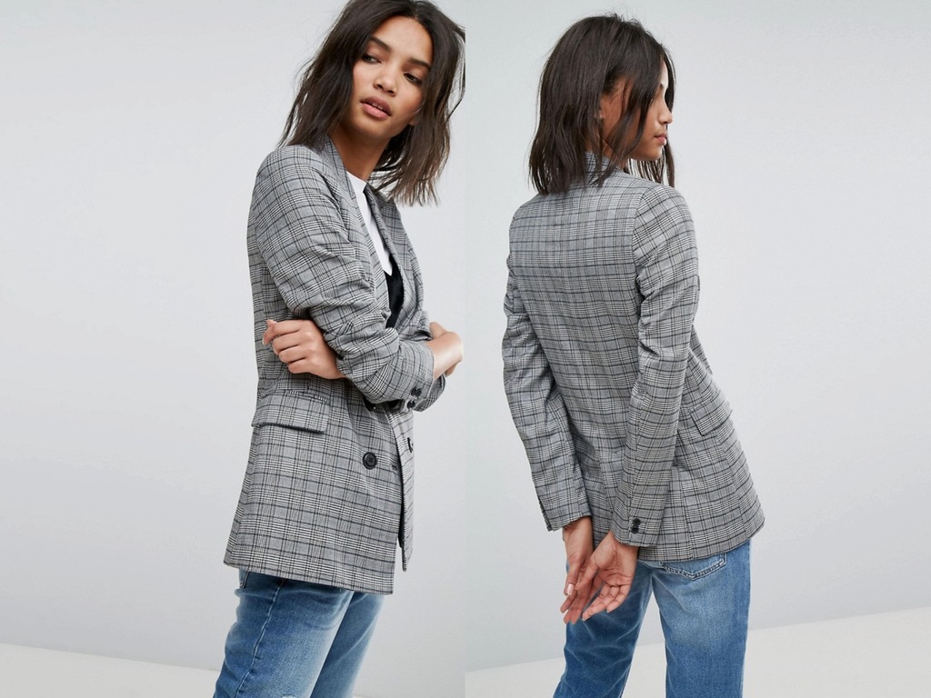 Stradivarius Marynarka W Krate S/36