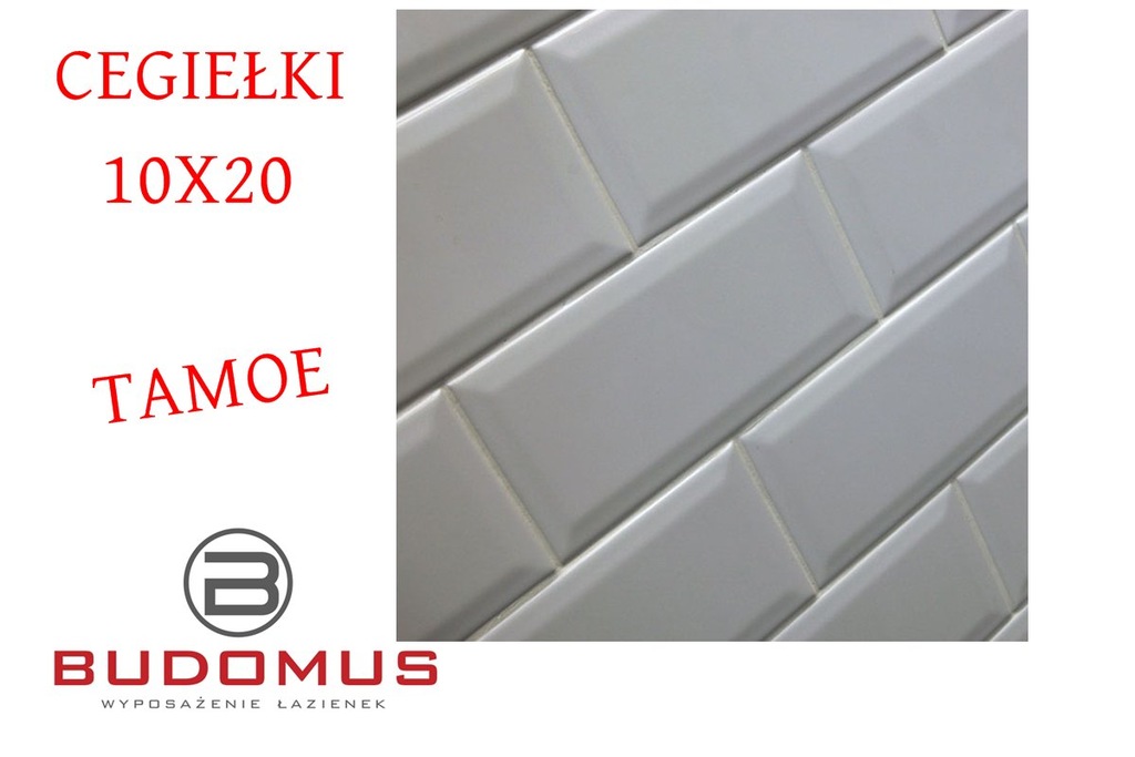 płytki fazowane KAFLE białe Tamoe bianco 10x30