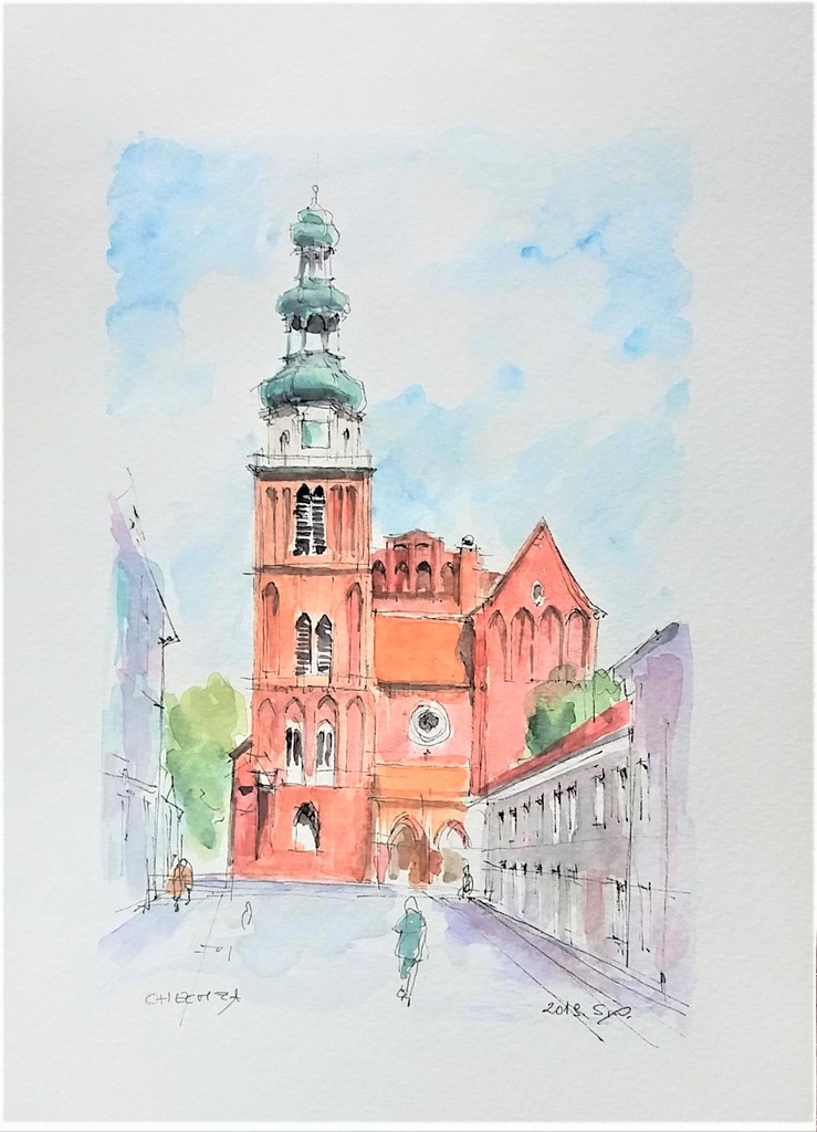 Chełmża, Katedra Akwarela 13x18