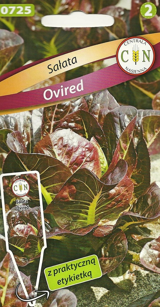 Sałata rzymska Ovired, delikatny orzechowy smak