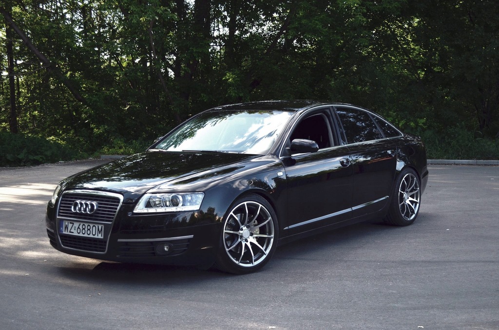 AUDI A6 C6 2.0 TFSI 250KM skóra xenon LED alu 19 - 7590550488 ...