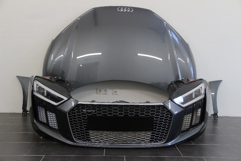AUDI R8 4S PLUS PRZOD LED MASKA ZDERZAK 2017
