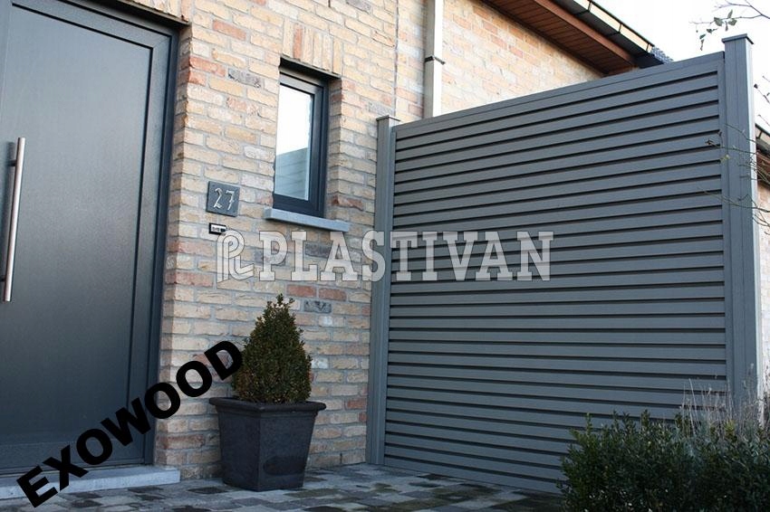 DESKA KOMPOZYTOWA OGRODZENIOWA TRAPEZOWA PLASTIVAN