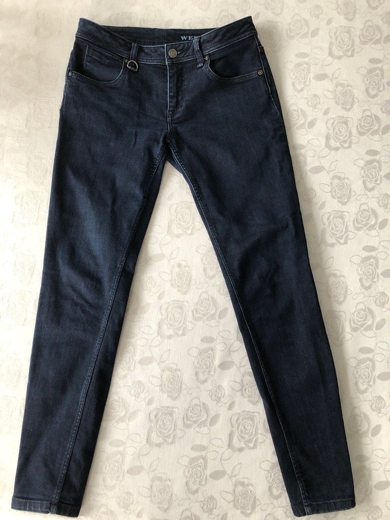 Burberry Westbourne skinny jeansy rurki r 28 38