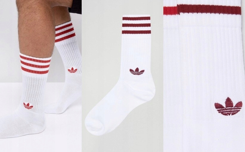 Q0O102*ADIDAS SKARPETKI MĘSKIE WYSOKIE 38,5-41 T00
