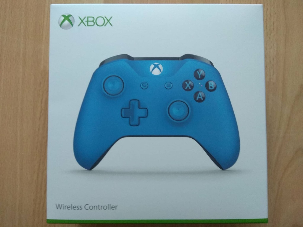 Nowy kontroler Microsoft Xbox One Niebieski