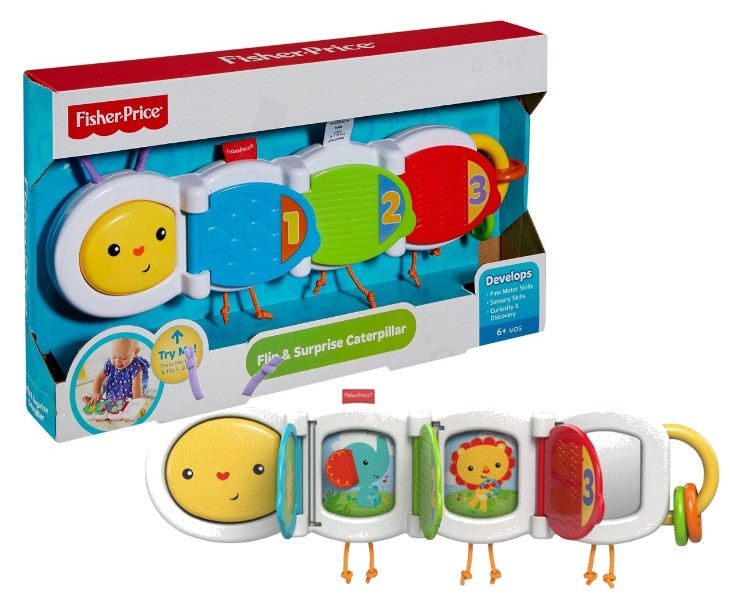 FISHER PRICE ZASKAKUJĄCA GĄSIENICA AKUKU DHW14