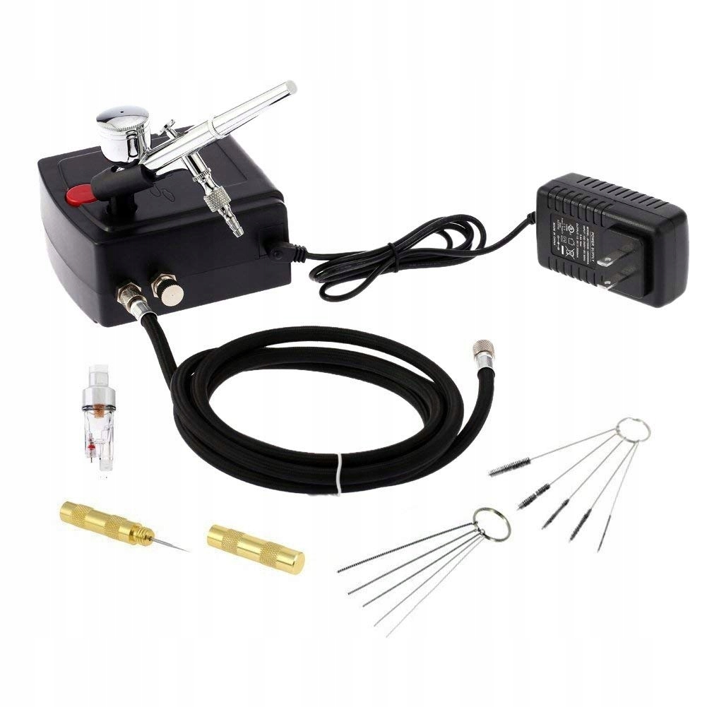 H569 GOCHEER CAFEGO Aerograf z mini kompresorem