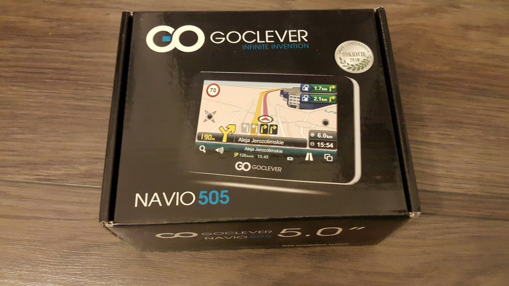 Nawigacja Navio 505 użyta kilka razy