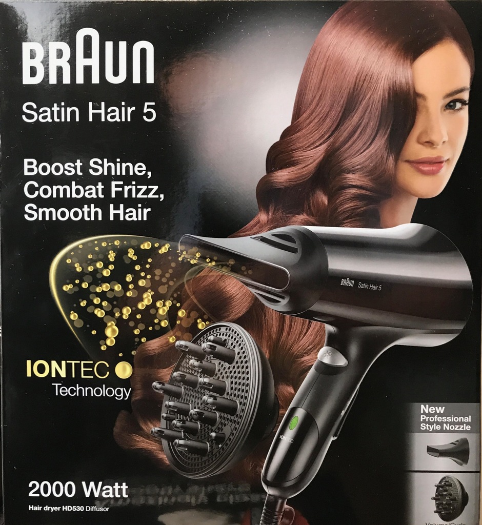Braun Suszarka do włosów Satin 5 ICONIC